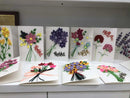 Greeting Card Making Kit. Lilac Flowers DIY Quilling Kit F07M3-5-FL1