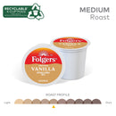 Folgers French Vanilla K-Cups, Light Roast – 24 Count