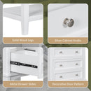 24' Bathroom Vanity With Sink, Bathroom Storage Cabinet with Drawer and Open Shelf, Solid Wood Frame, White (Old Sku:SY999991AAK)