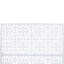 Outdoor & Indoor Metal Privacy Screen 76' H×48' W Freestanding Decorative Privacy Screen White