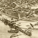 Vintage Map of Cedar Key, Florida 1884