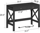 39 Inch Computer Desk With USB Ports For Home Office