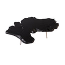 Black Teak Root Living Edge Coffee Table
