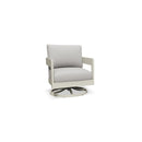 Aconcagua 4-Piece Aluminum Living Room Set With Swivel Chairs