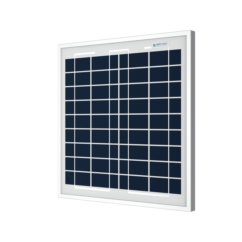 ACOPower 15W Polycrystalline Solar Panel for 12 Volt Battery Charging