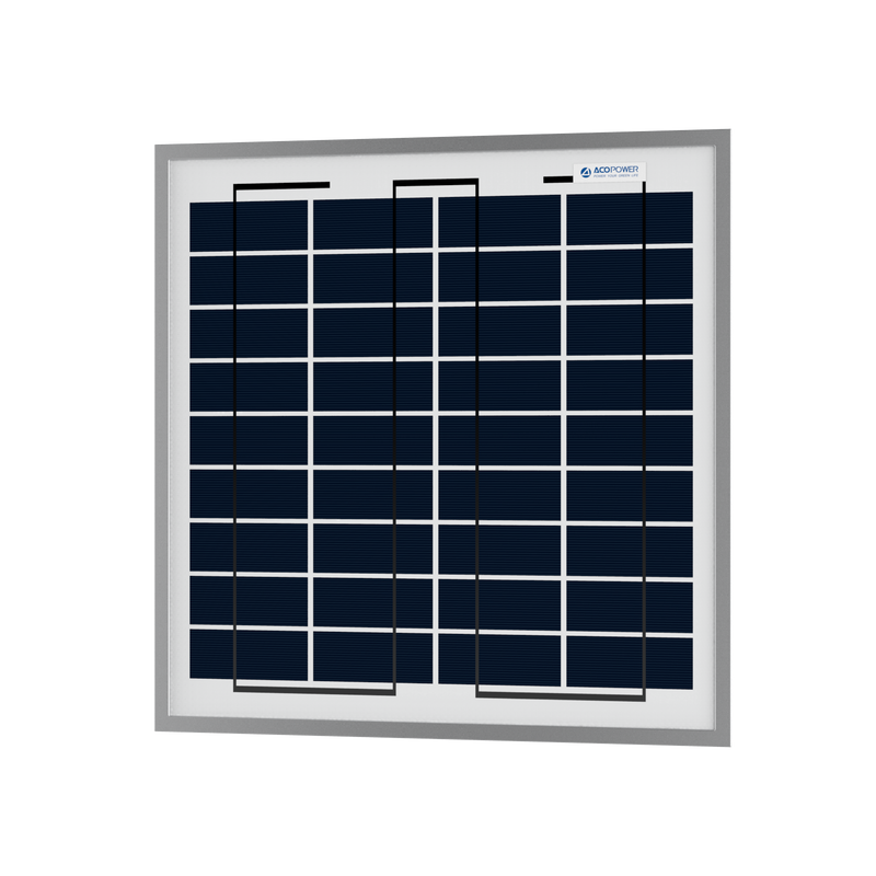 ACOPower 15W Polycrystalline Solar Panel for 12 Volt Battery Charging