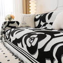Chenille Sofa Cover Blanket, Couch Cover Blanket Throws for Couches Living Room Furniture Throw Covers