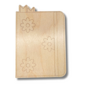 Unfinished Wood Etched Girls Diary Shape | Paint By Line Crafts | up to 30" DIY