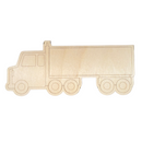 Unfinished Wood Etched Semi Truck Shape | Paint By Line Crafts | up to 30" DIY
