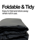 BBQ Outdoor Grill Cover 56"L x 25"D x 46"H Black Vinyl