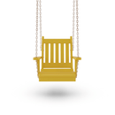 Keystone Amish Co. Franklin Swing Chair, Yellow