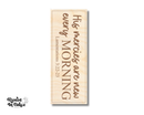 Unfinished Wood His Mercies Are New Every Morning Bookmark | Engraved | Rooted in Faith | up to 12" DIY