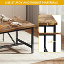 70.8 Inch Solid Wood Dining Table For 6 To 8 People
