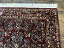 5.9 x 9 Karastan Rug Red Sarouk Rug