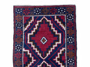 3 X 5 Vintage Handmade Tribal Wool Rug Balouchi Rug Afghan Rug Red Beige Nice
