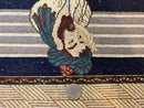 Persian Tabriz Pictorial Rug 3x5, Wall Hanging Carpet, Very Fine 60 Raj 475 KPSI, Hand Knotted Vintage Semi Antique, Wool, Persian Poetry