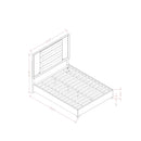 Star - 5 Pieces Bedroom Set Modern Design With LED
