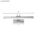 DecorBites™ 16"/22" LED Bathroom Vanity Mirror Light with Aluminum Frame - Modern Style, White/Warm Lighting