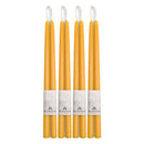 Hand-Dipped Beeswax Taper Candles - Bulk 4-Pair Bundle