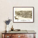 Vintage Map of Van Buren, Arkansas 1888