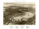 Vintage Map of New Orleans, Louisiana 1863