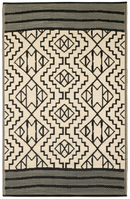 Kilimanjaro - Black Outdoor Rug for Patio FINAL SALE