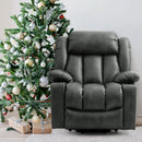 Electric Lift Recliner Chair For Seniors Grey Single Motor