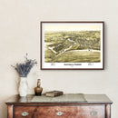 Vintage Map of Ashtabula Harbor, Ohio 1896