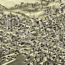 Vintage Map of Barnesville, Ohio 1899