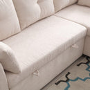 Modular Sectional Sofa L Shaped Modular Couch with Reversible Chaise Modular Sofa Sectional Couch with Storage Seats