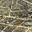 Vintage Map of Dayton, Ohio 1870