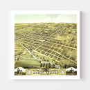 Vintage Map of Mount Vernon, Ohio 1870