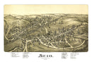 Vintage Map of Scio, Ohio 1899