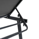 WATERLOO CHAISE LOUNGE WITH ATTACHED WOOD SIDE TABLE, 1PC, (62756.00BLK)