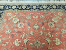 6' X 9' Vintage Fine Oriental Floral Handmade Wool Rug Vegetable Dyes Red Nice