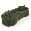 4 Seater Curved Cloud Sectional Sofa