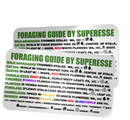 Foraging Guide Decal - Plants and Edibles Quick Identification Reference