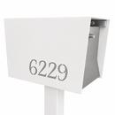 UptownBox-2.0 in ARCTIC WHITE - Modern Mailbox