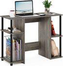Jaya Computer Study Desk With Open Storage Grey Black