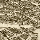 Vintage Map of South Bend, Indiana 1874