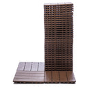 76-Pack 11.42'x11.42' Plastic Interlocking Deck Tiles - 68.80 Sq.Ft Outdoor Plastic Flooring  Super Durable & Waterproof  All-Weather Indoor/Outdoor Use  Eco-Friendly Non-Toxic Material