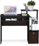 Dark Walnut Multipurpose Home Office Desk Regular Size