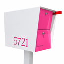 UpTown Box Locking Package Dropbox in WHITE - Modern Mailbox
