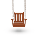 Keystone Amish Co. Franklin Swing Chair, Cedar Stain