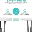 Bar Height Folding Table Indoor Outdoor Patio Table