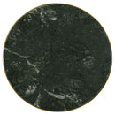 Eliska Round Green Marble Top Accent Side Table Antique Gold