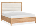 Somerset - Complete Panel Bed With Upholstered Headboard