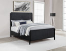 Brookmead Wood Queen Panel Bed Black