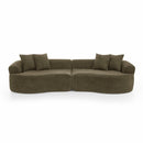 4 Seater Curved Cloud Sectional Sofa