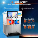 Commercial 16L 1155W Double Frozen Margarita Ice Slushie Drink Maker Machine (SAK95281)